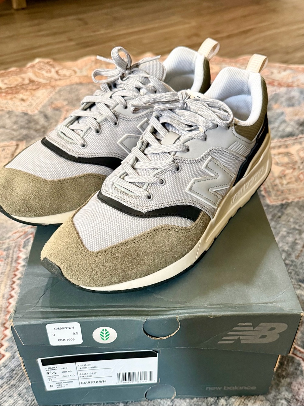 New Balance 997H Cordura Covert Green Raincloud